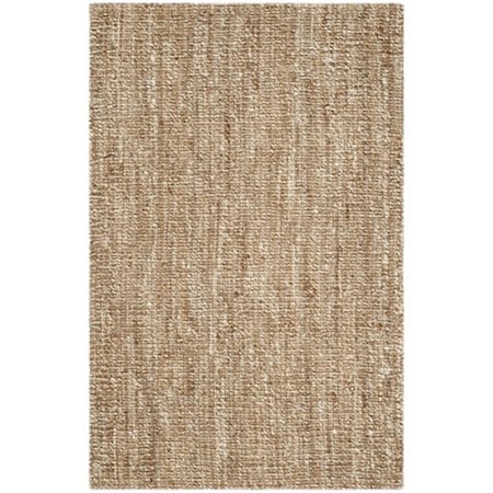 Safavieh Natural Fiber Hand Woven Rectangle Rug- Natural - Ivory- 4 x 6 ft. NF447N-4